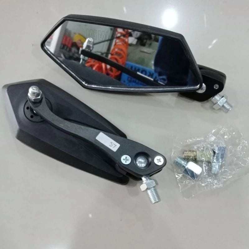 [ DELSER MOTOR ] SEPASANG SPION KOSO SPION VARIASI MOTOR UNIVERSAL YAMAHA H0NDA SPION LIPAT MATIC BE
