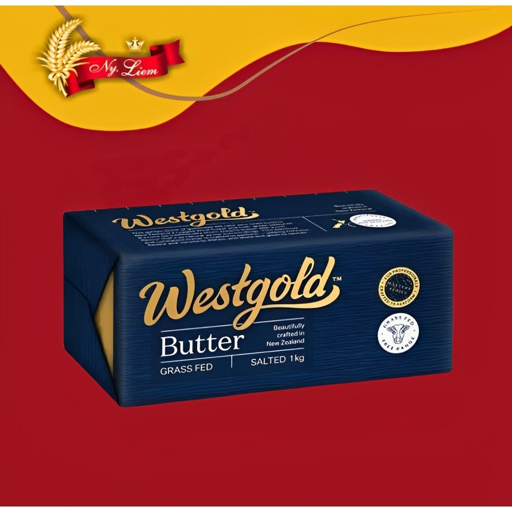 

WESTGOLD Grass-Fed Butter SALTED / Mentega 1kg