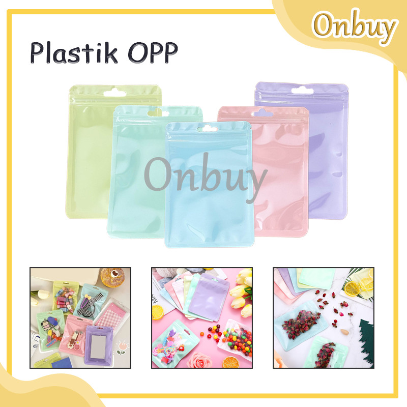 

Plastik OPP Souvenir Aksesoris Klip Zipper Ziplock