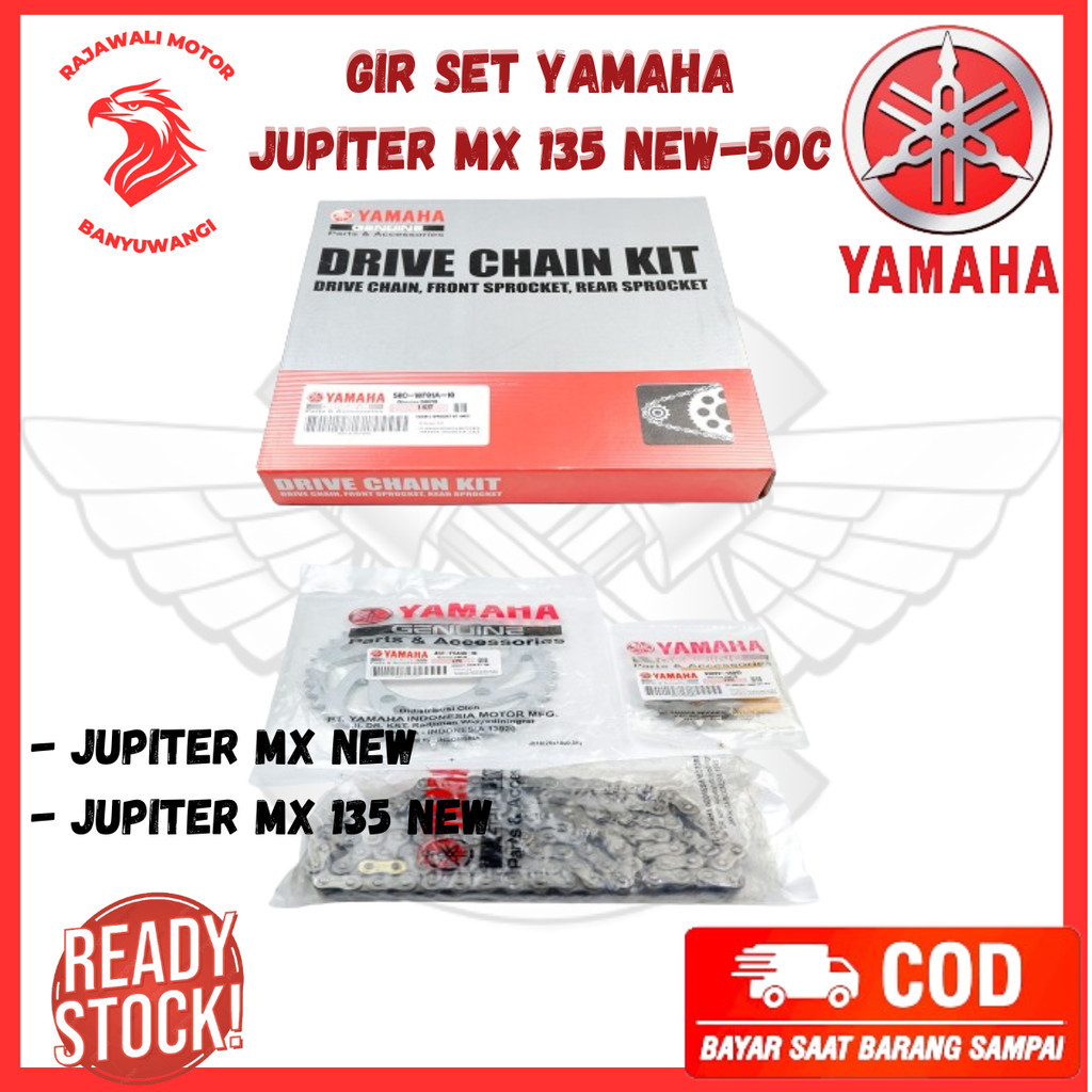 gir set jupiter mx 135 new ori - gear jupiter mx 135 new - rante yamaha jupiter mx 135 ori premium 5