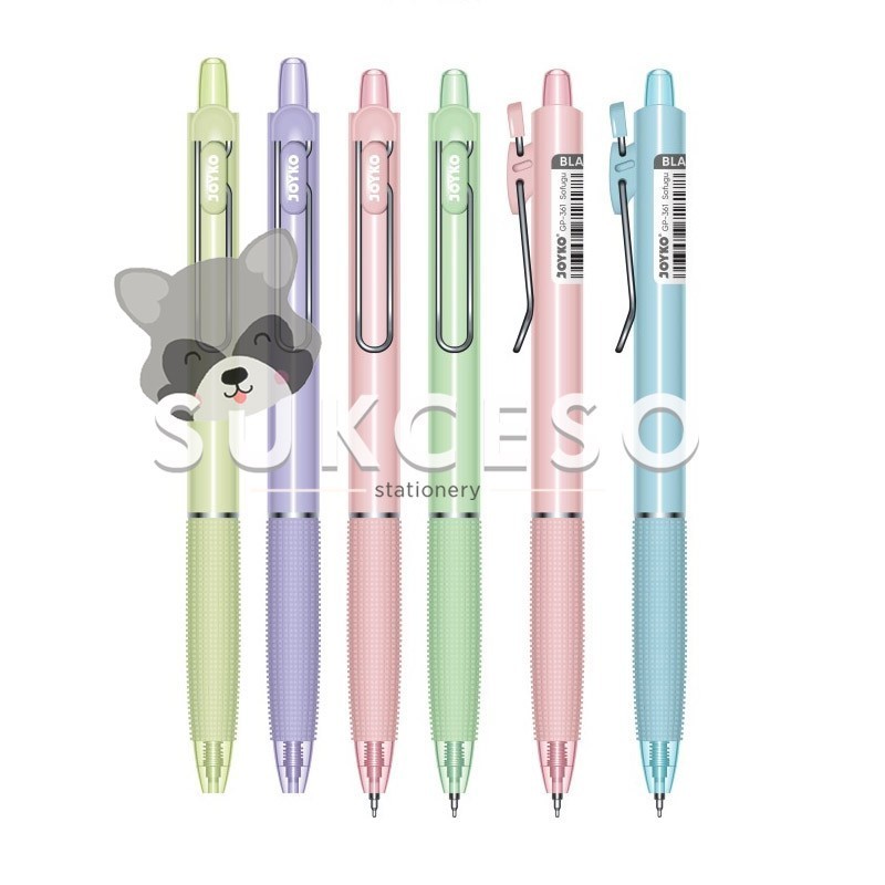 

Joyko Pulpen Gel GP-361 Sofugu / Pulpen Pena Gel 0.5 mm Soft Grip