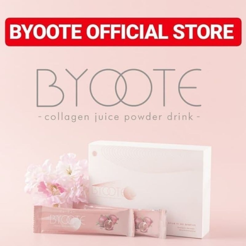

Byoote Collagen 1 Box 16 Sachet Glutathione Antioxidant Whitenning Bpom Halal Official Store Original