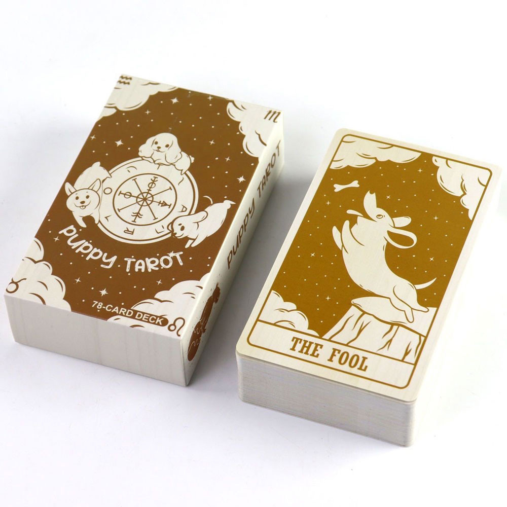 

High-Quality Puppy Tarot Card Leisure Entertainment Games Card Family Gatherings Tarot Games Card 78 Card Deck