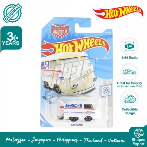 Hot Wheels Reguler Kool Kombi Urban Outlaw Putih