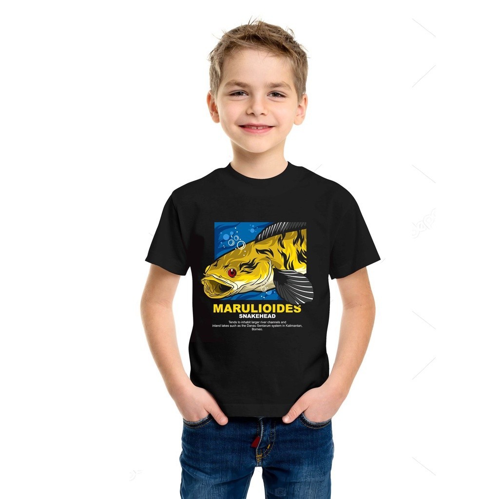 kaos chana anak baju anak channa maru tshirt snakehead marulioides kids