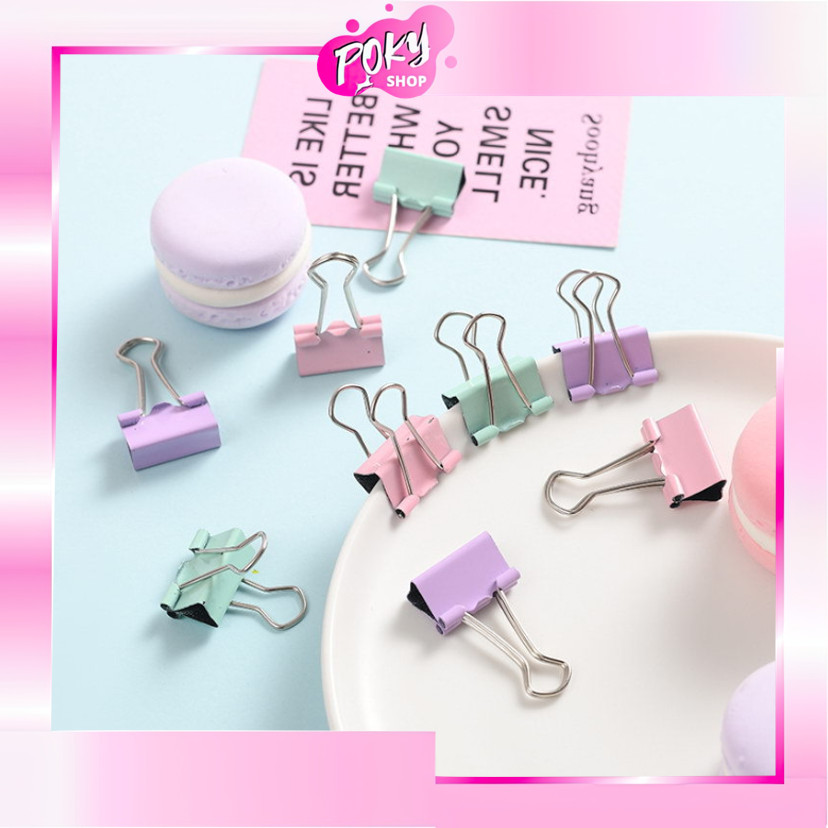 

POKY - S6244 Klip Penjepit Kertas File / Set 20 PCS Warna Pastel