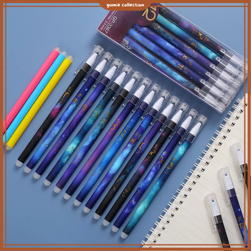 

GC - 1LUSIN 12PCS PULPEN HAPUS GEL 0.5MM / PULPEN GEL BISA DIHAPUS / PEN HAPUS LUCU / ERASEABLE PEN GEL