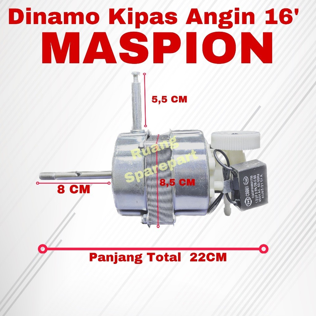 [BAYAR DITEMPAT] Motor / Dinamo Kipas Angin Maspion Stand Fan / Spul Kipas Angin Best Seller