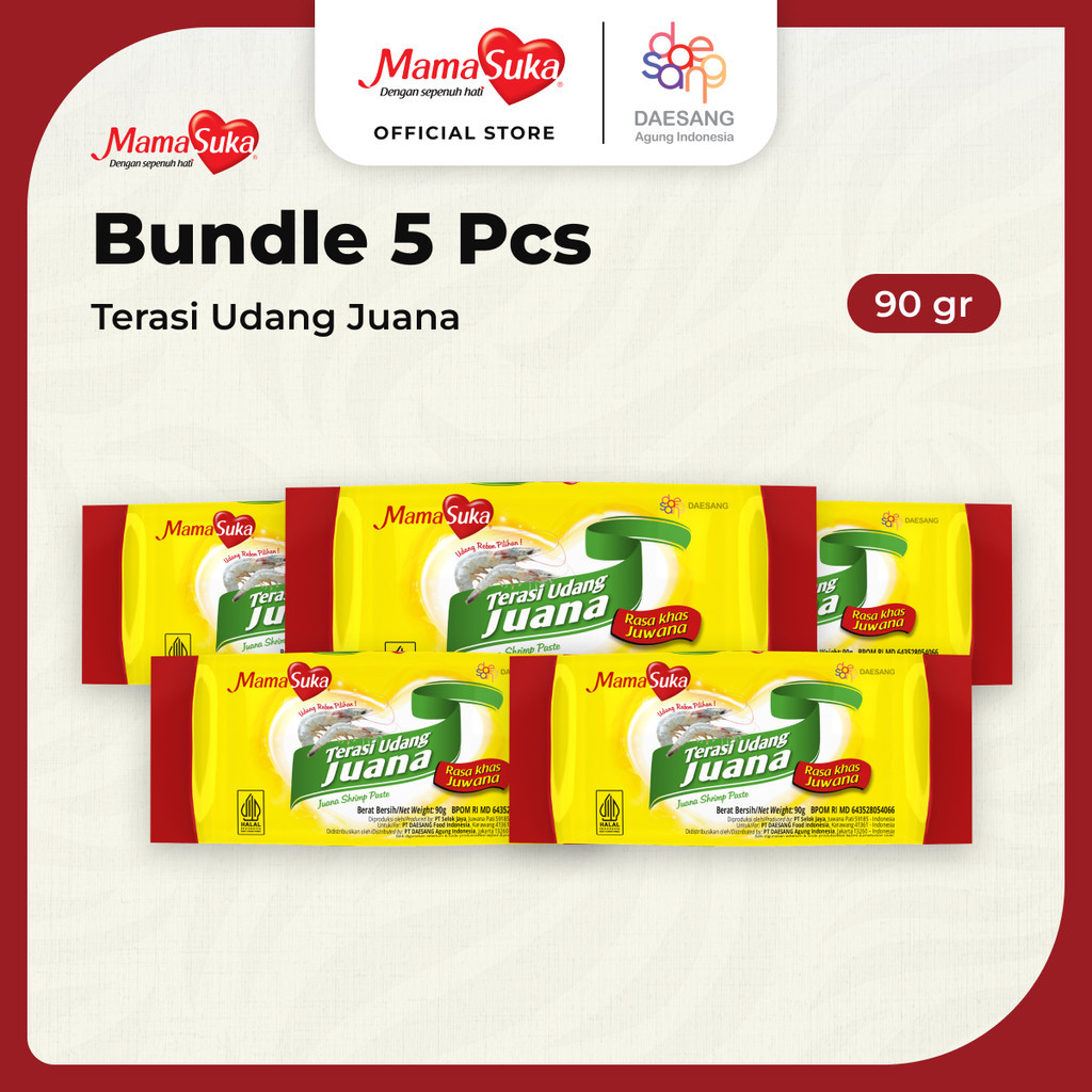 

Bundle 5 pcs - MamaSuka - Terasi Juana 90 gr