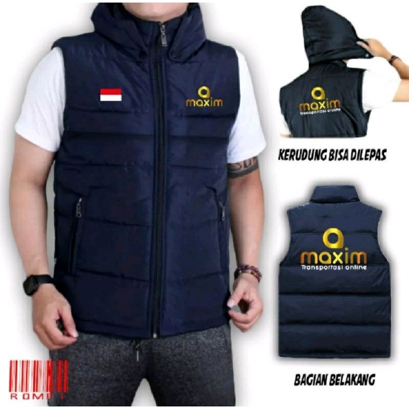 JAKET MAXIM DRIVER SABLON EMAS GOLD / JAKET TERBARU / JAKET MAXIM PRIORITAS / JAKET MAXIM / MAXIM DR