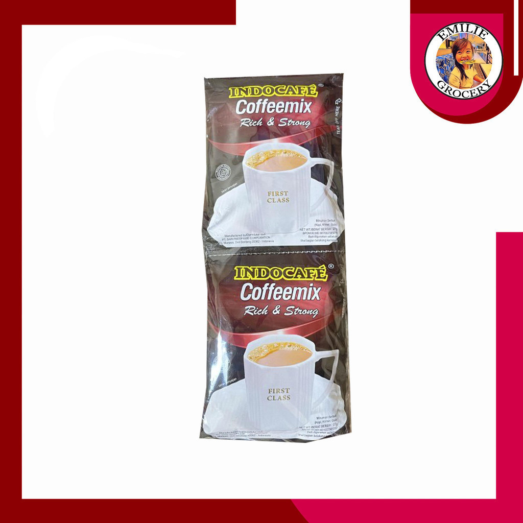 

Indocafe Coffeemix Rich & Strong Kopi Renceng 10 Sachet 10Pcs 10 Pcs