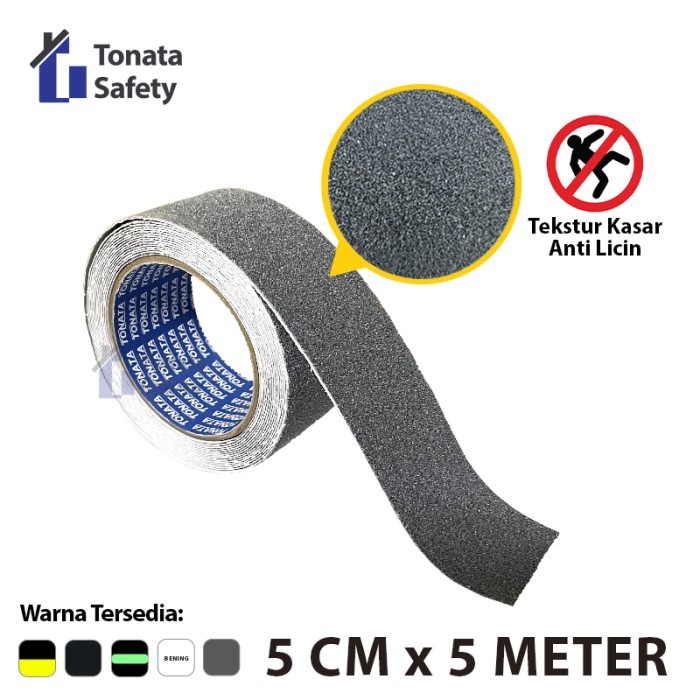 

Anti Slip Tape / Lakban Anti Licin Grey 5 cm x 5 Meter / Gray Abu Abu