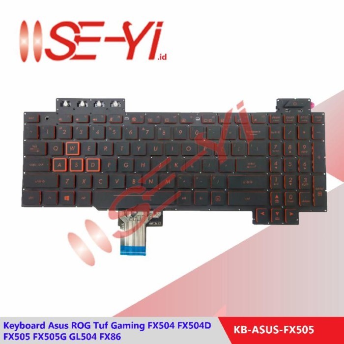 Keyboard Asus TUF Gaming FX504 FX504gd FX504ge FX504gm FX505 FX505dd