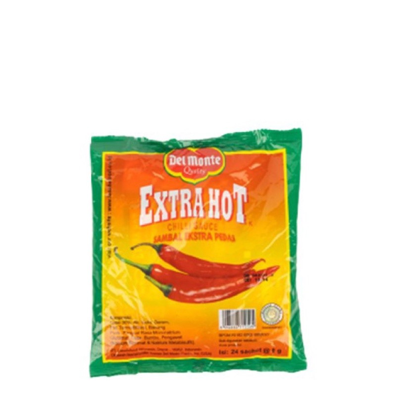 

Delmonte Saus Sambal Extra Hot Sachet 9 gr