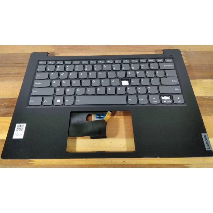 Casing Frame Keyboard Palmrest Laptop Lenovo Ideapad S340 14 S340-IWL - Abu-abu