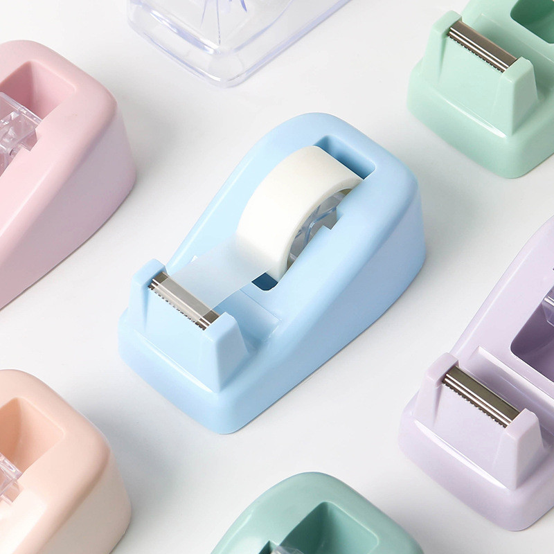 [HARU] Pastel Series Tape Dispenser Pemotong Selotip Lem roller Tempat Isolasi Tempat Perekat Tape C