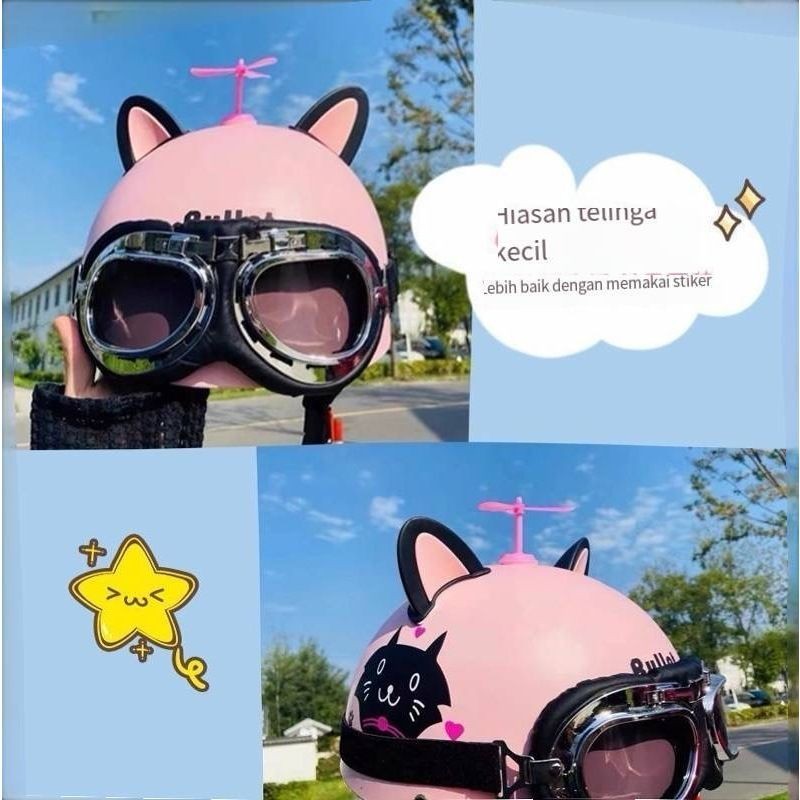 Kuping Kucing Helm /Kuping Helm Fullface /Kuping Kucing Helm Terlaris Kuping Helm