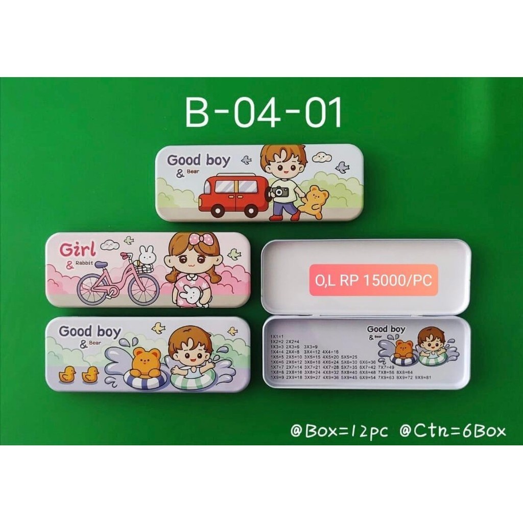 

KOTAK PENSIL KALENG B-04-01