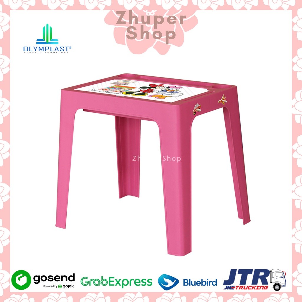 Meja OKT - Meja Belajar Anak Olymplast / Meja Belajar Plastik Anak / Meja Laci / Meja Pendek Belajar