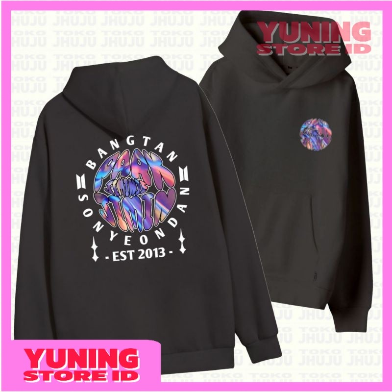 YSID Hoodie Jumper Bangtan Park Jimin Chrome Texture Streetwear DB
