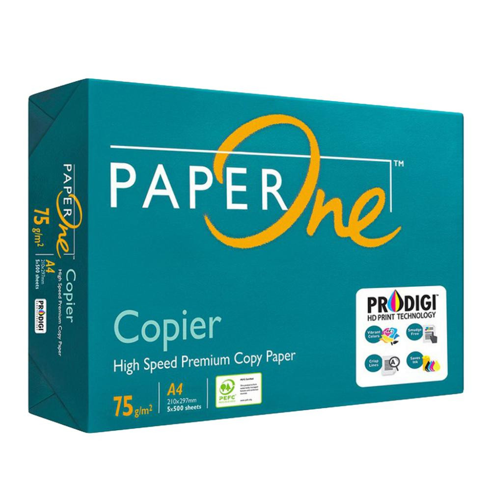 

KERTAS HVS / FOTOCOPY / PRINT PAPERONE A4 75 GSM ( 1 RIM ) PAPER ONE