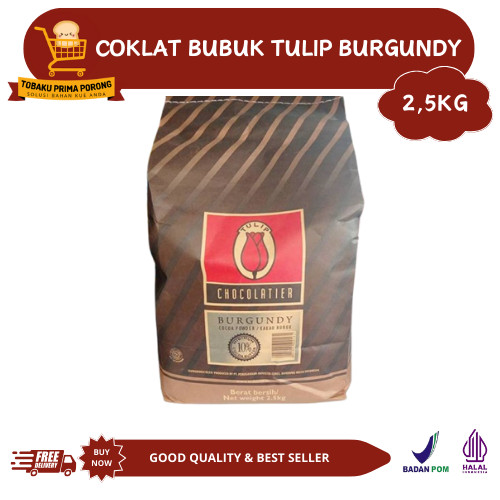 

COKLAT BUBUK - TULIP - CHOCOLATIER BURGUNDY 2.5 KG