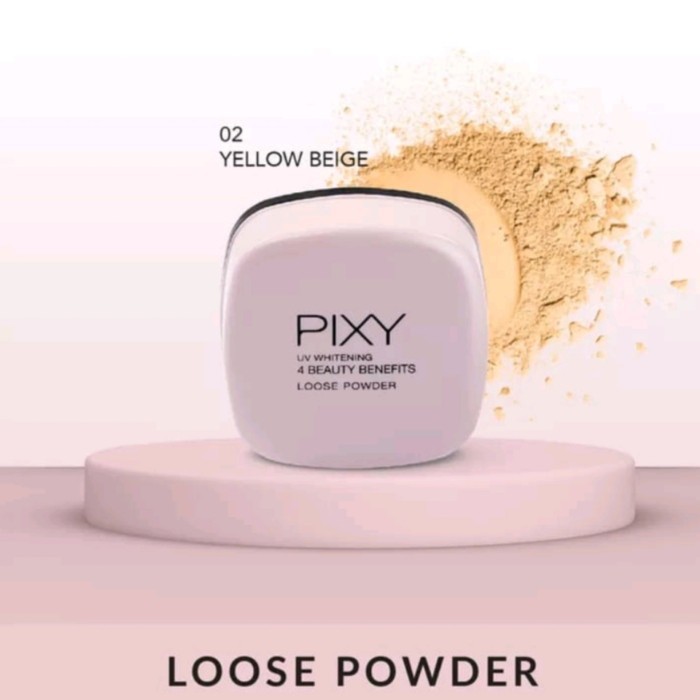 MURAH✨ - PIXY UV WHITENING LOOSE POWDER (BEDAK TABUR) - Natural Beige