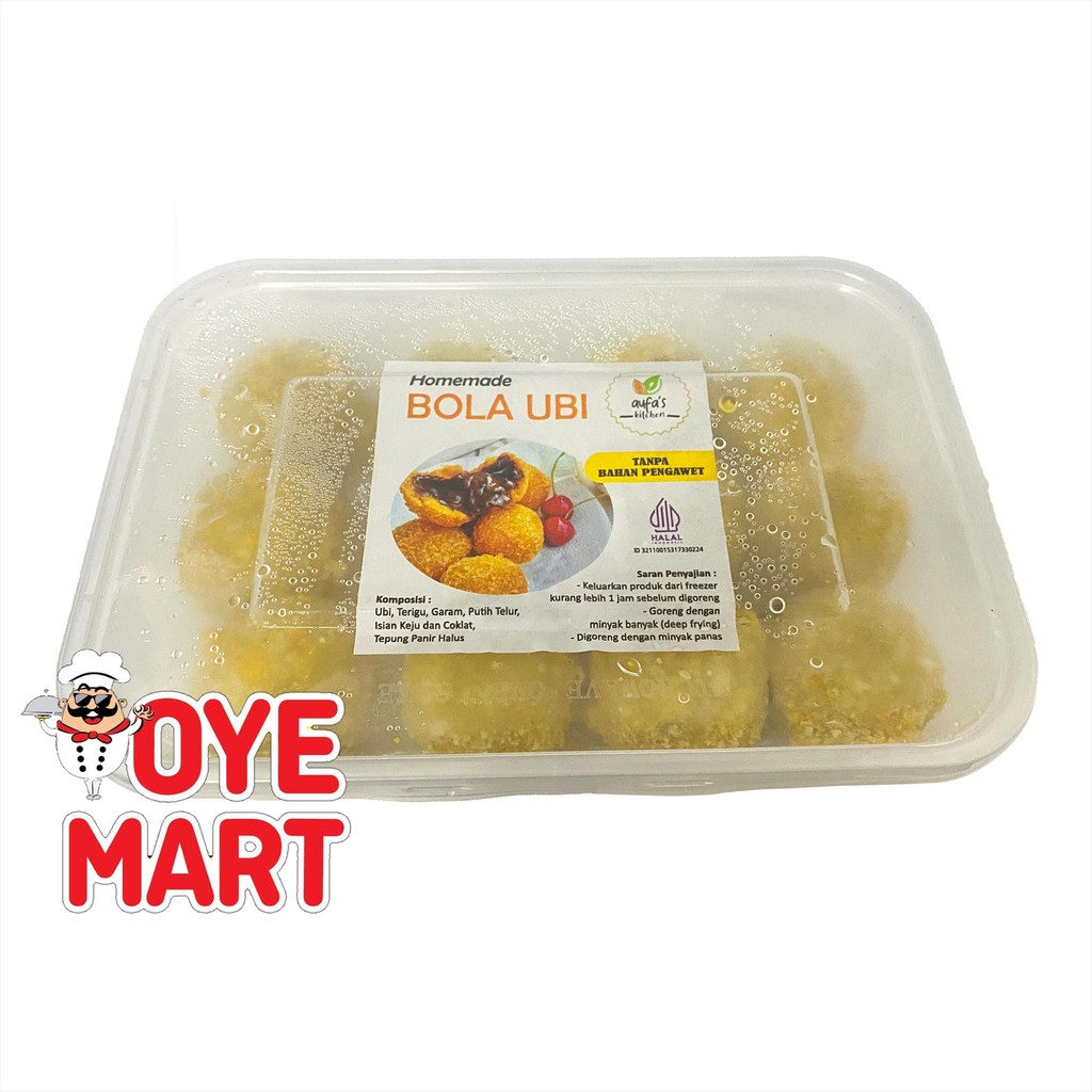 

AUFA'S BOLA UBI ISI KEJU COKLAT / POTATO BALL FROZEN FOOD