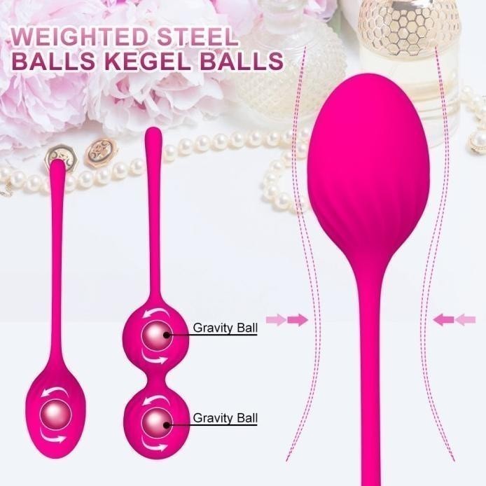 ORIGINAL Kegel Ball Double Single Bola Kegel Latihan Senam Kegel Perempuan