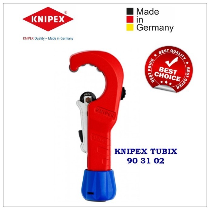 

Kunci Gunting Pipa 90 31 02 SB KNIPEX TubiX® Pipe cutters