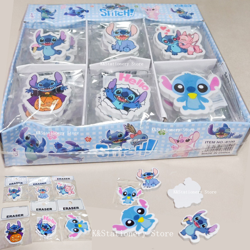 

Cartoon Stitch Eraser Cute Series Student Stationery School Supplies Clean Tools School Children Office Supplies Erasers Gifts