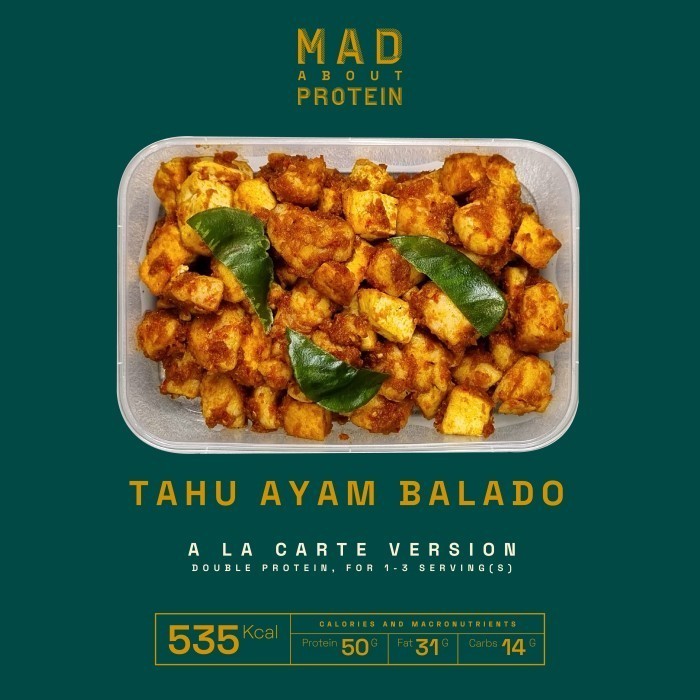 

[A LA CARTE] Tahu Ayam Balado - MAD ABOUT PROTEIN Frozen Mealprep