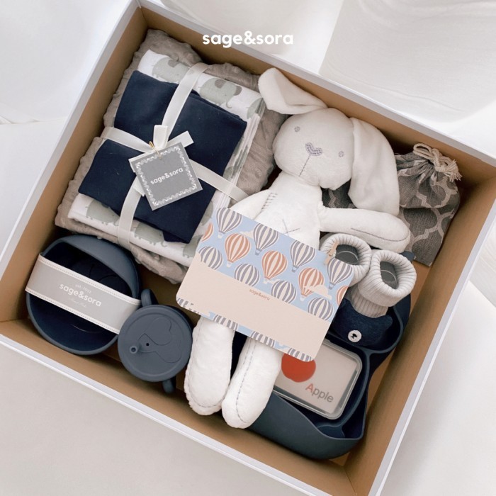 

LULLABY SET - kado lahiran bayi newborn baby gift hadiah anak bayi - Navy Blue