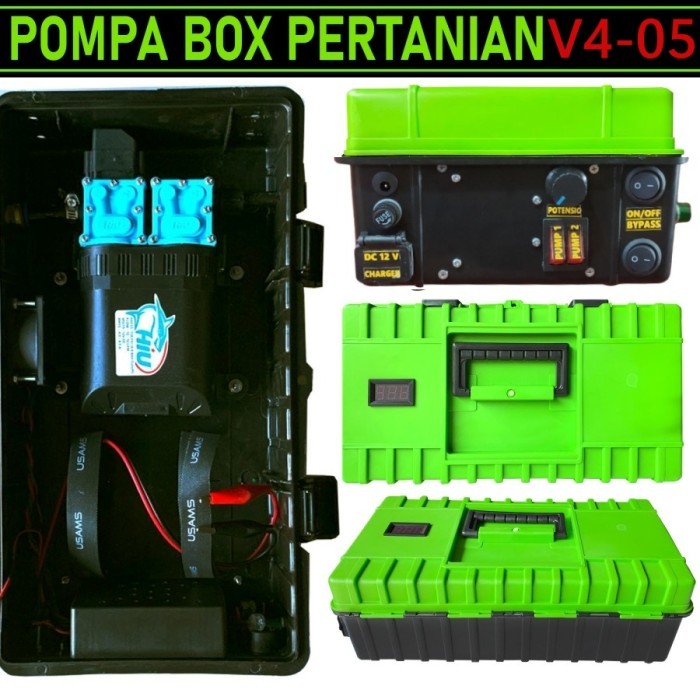 Pompa Box Untuk sprayer pertanian dan perkebunan tanpa gendong Dual Pump - V4-05 - HIU