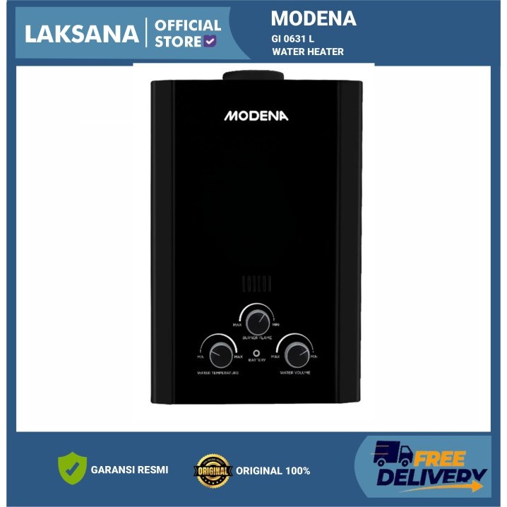 WATER HEATER MODENA GI 0631 L / GI-0631 L (KHUSUS BANDUNG)