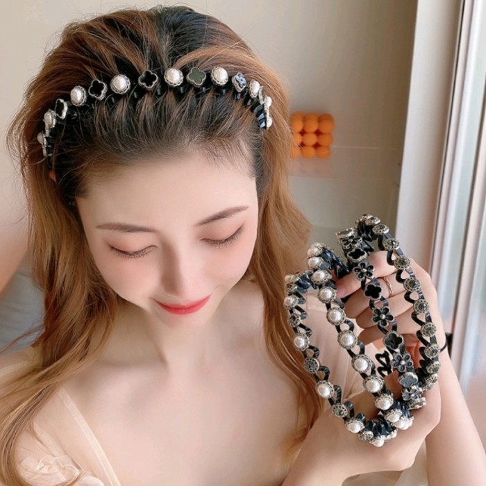 Aksesoris Rambut Korea Bandana Bando Jepitan Rambut Korea