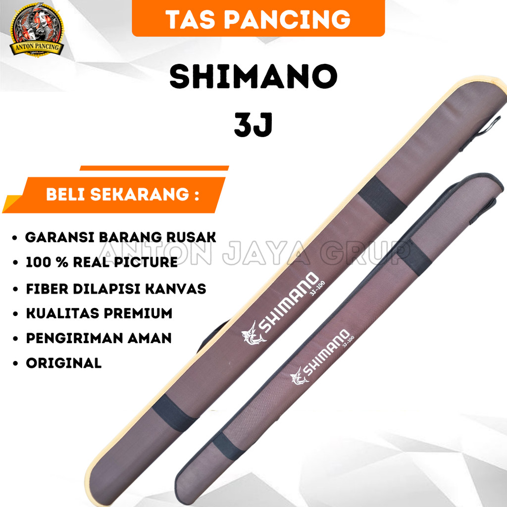 TAS PANCING SHIMANO 3J MODEL PEDANG KOMBINASI FIBER DAN KANVAS 100 CM