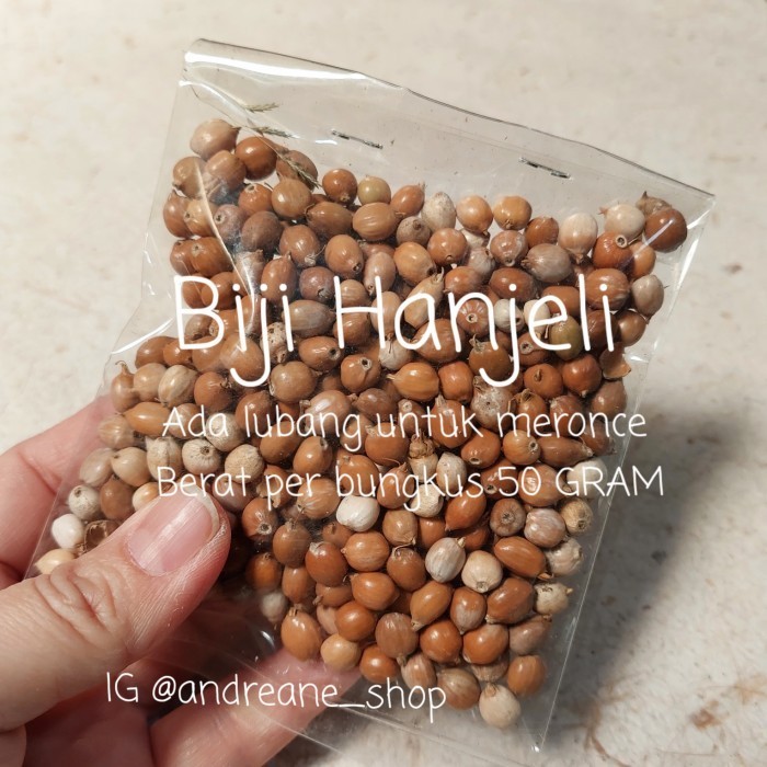 

Biji Hanjeli Natural 50 gr