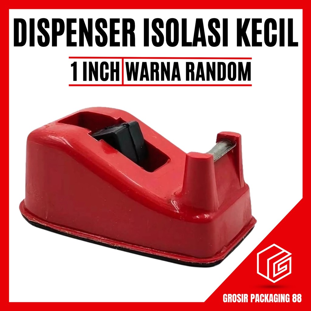 

Tape Dispenser Alat Potong Isolasi 12mm Tempat Solatip Duduk Kecil Tape Dispenser Cutter Duduk Meja Lakban 1/2 inch 12mm Isolasi Kecil