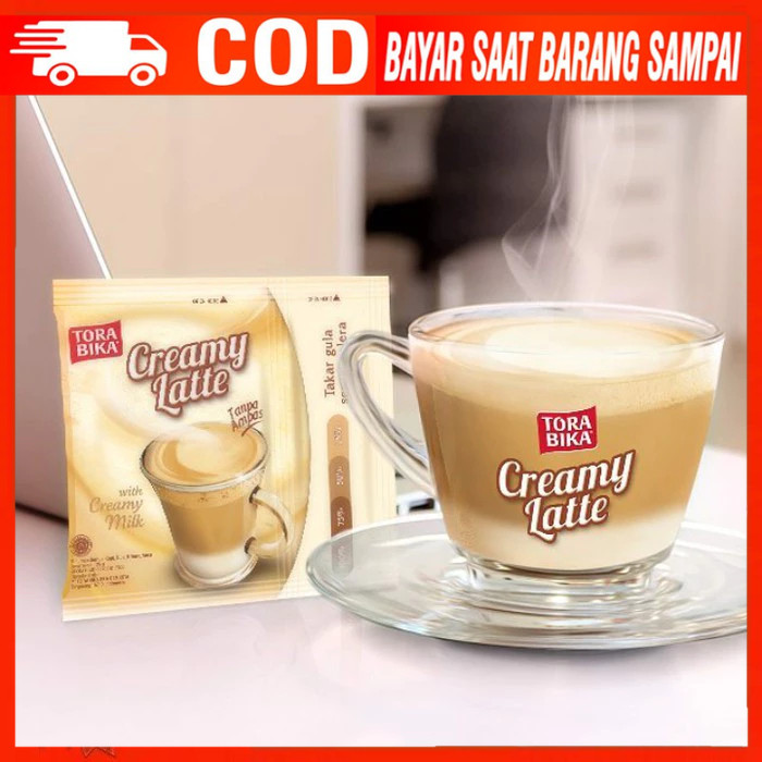 

【PROMO】Kopi TORABIKA CREAMY LATTE 25gr - 1 Renceng Isi 10 Sachet