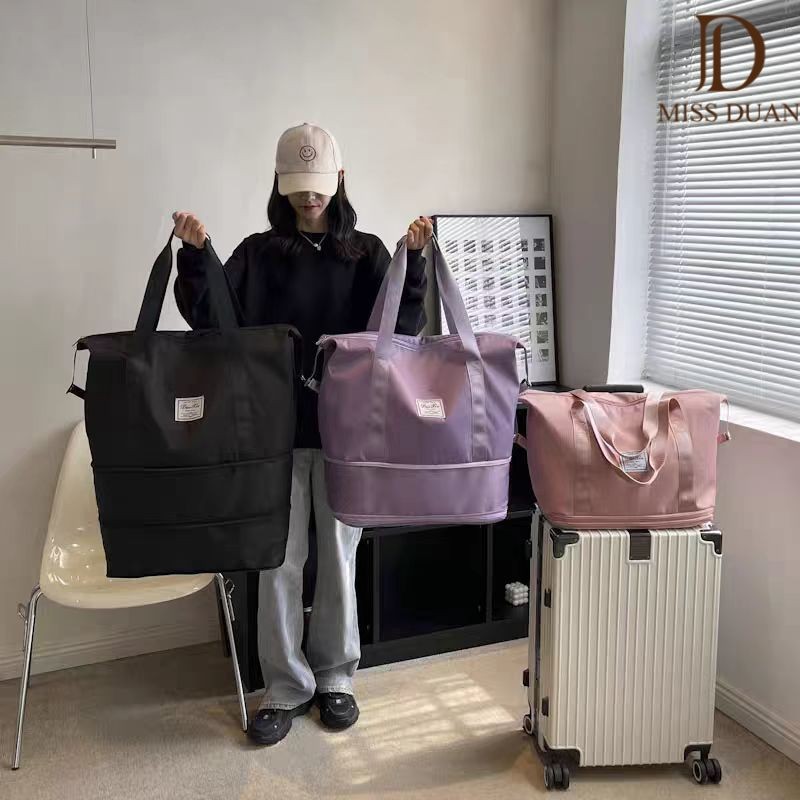 MISS DUAN Tas Travel Berkapasitas Besar/tas Kebugaran/tas Olahraga/tas Bahu Modis/tas Tahan Air/trav