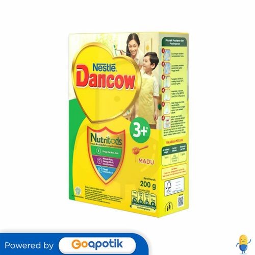 

Dancow 3+ Nutritods Usia 3-5 Tahun Rasa Madu 200 Gram Box