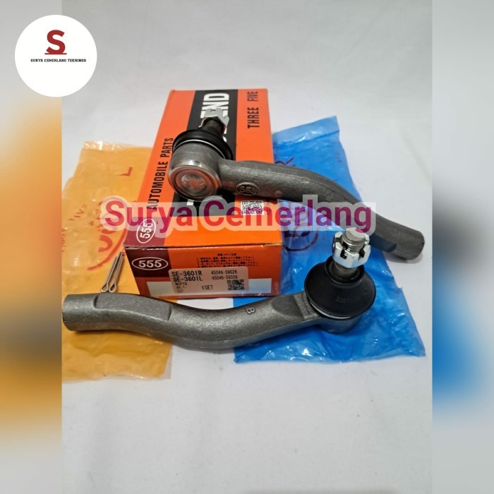 TIE ROD END VIOS OLD GEN 1 XENIA 1.0 1000CC 1 SET(R/L) MERK 555 JAPAN ORIGINAL