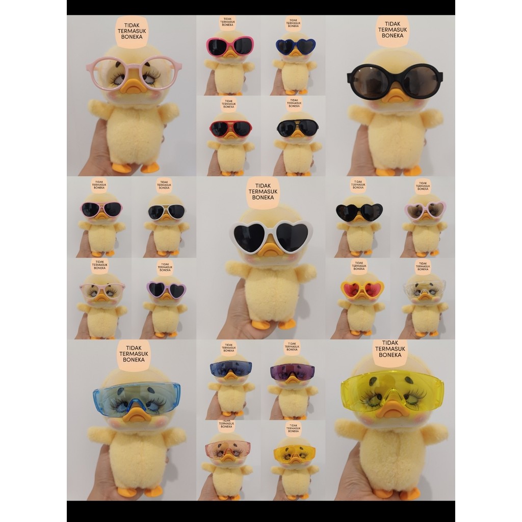 READY KHUSUS KACAMATA BONEKA UPSET DUCK/KACAMATA NEW/KACAMATA RB VIRAL/AKSESORIES KACAMATA UPSET DUC
