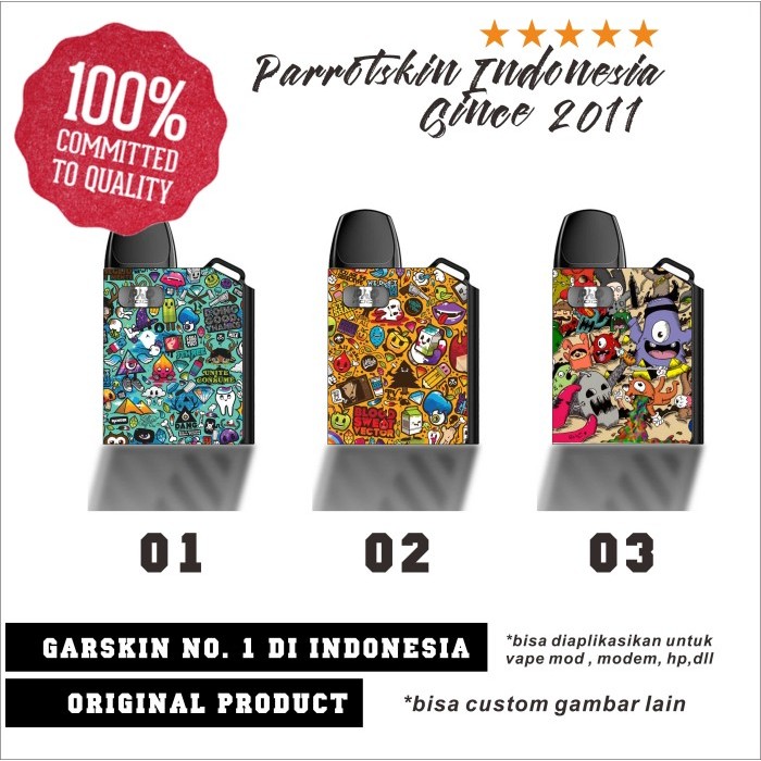 Garskin Skin Caliburn Ak2 Jdm bomb doodle edition pod by Urbanite store