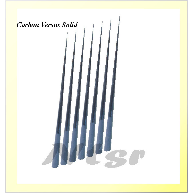 Bahan Joran | Ujung Joran Carbon Solid Asli Bukan Sutet Sudah Di serut - 80cm