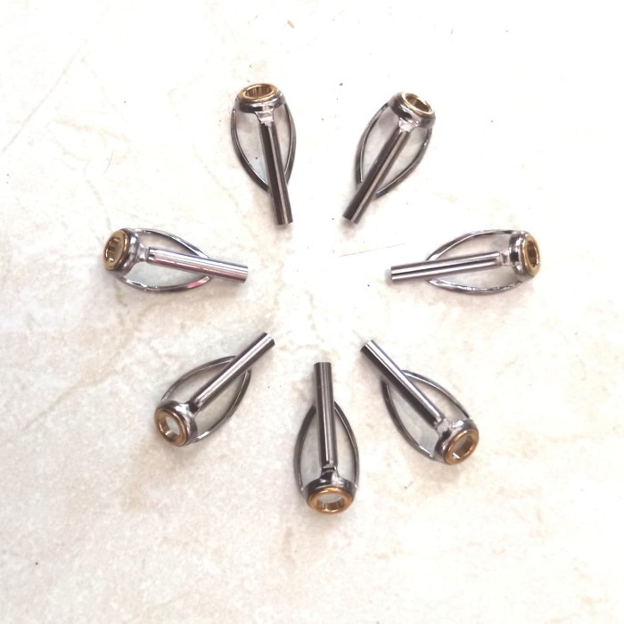 RING GUIDE FUJI GOLD TOP CINCIN KOLONGAN KERAMIK JORAN CUSTOM 6 × 22