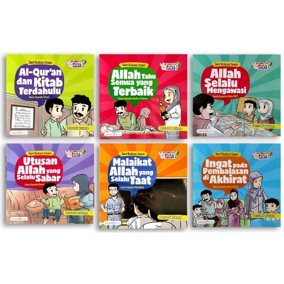 

Buku Cerita Anak Seri Rukun IMAN Bilingual Full Color