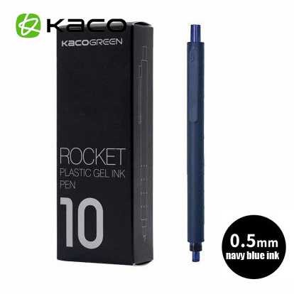 

Kaco ROCKET Gel Pen Pena Pulpen Bolpoin Blue Ink 0.5mm 10PCS - K1028