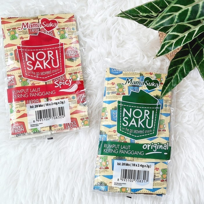 

Nori Saku Mama Suka 2 gr x 10 pcs per 1 renteng baru